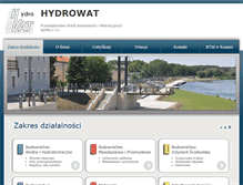 Tablet Screenshot of hydrowat.pl